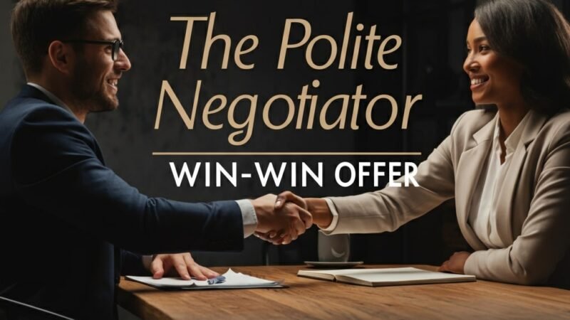 The Polite Negotiator: Mastering the Art of the Win-Win Offer